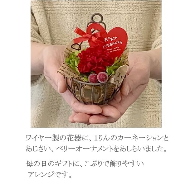 Amazon｜プリザーブドフラワー カーネーション 母の日のプレゼント