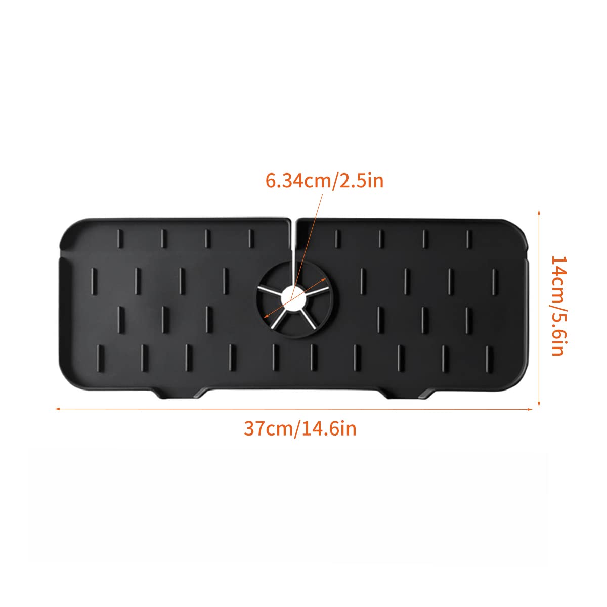 Lavello drenante Pad Dietro Rubinetto Drip Protector Splash