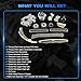 13028-ZK01C Timing Chain Kit with Water Oil Pump Fits for 2005-2010 Xterra 4.0L, for 2005-2010 Frontier 4.0L, for 2005-2010 Pathfinder 4.0L Aftermarket Parts VQ40DE Timing Part Tensioner Guide Rails