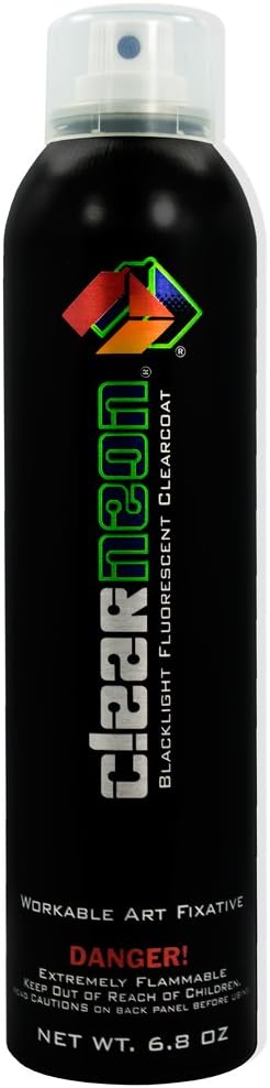 UV Reactive Clear Coat Paint - White