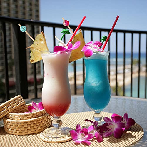 Alink 100-Pack Cocktail Picks, Colorful Pearl Fancy Toothpicks For Appetizers, Wooden Food Picks Skewers For Food, Drinks, Fruits Party, Charcuterie Accessories - 4.72 Inch #TOP3