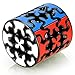 Maomaoyu QY Toys 3x3 Cilindro Gear Cube 3x3x3 Circolare Gear Cubo di Ingranaggi Nero
