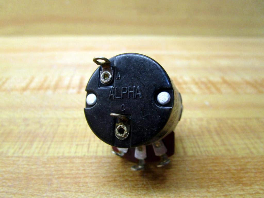 5 pcs Alpha 5KA / A5K / 5K Logarithmic/Log/Audio Pot Potentiometer 15mm