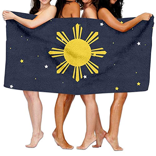 LALOPEZ Philippine Flag Over-Sized Cotton Batch Towel