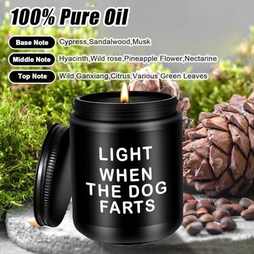 Dog Dad Scented Candle - Funny Father's Day Gift for Dog Owners - Image 2