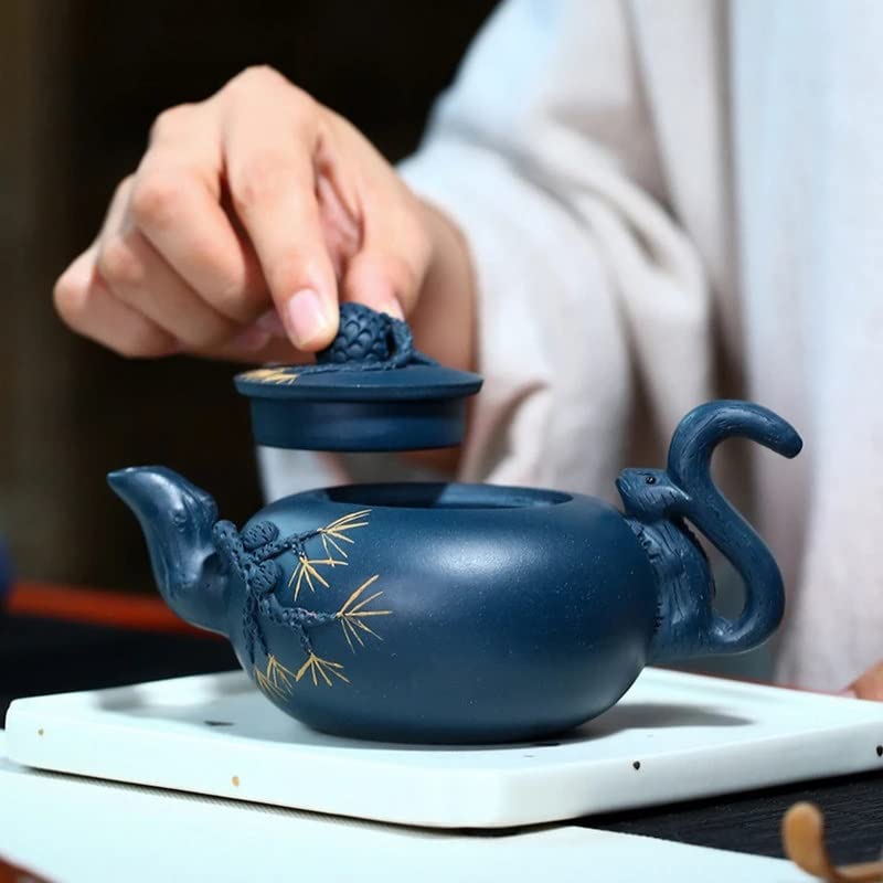 急須 紫土 緑土 平石 すくい ティーポット 手作り ビューティーケトル