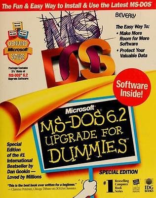 Microsoft MS-DOS 6.2 Upgrade for Dummies 1568840683 Book Cover