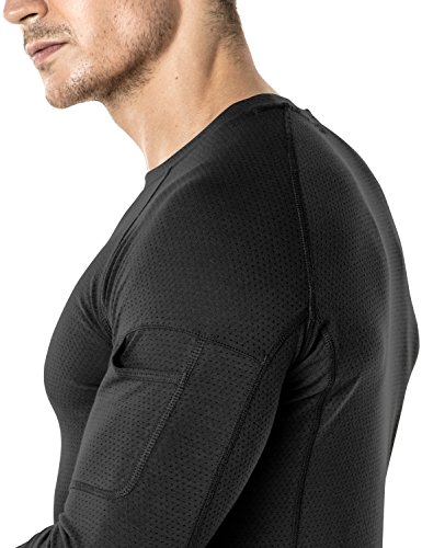 Image of CQR Men's Tactical Combat Shirt, 1 /4 Zip Long Sleeve Breathable Military BDU Training Top for Shooting, Hunting, Range Use