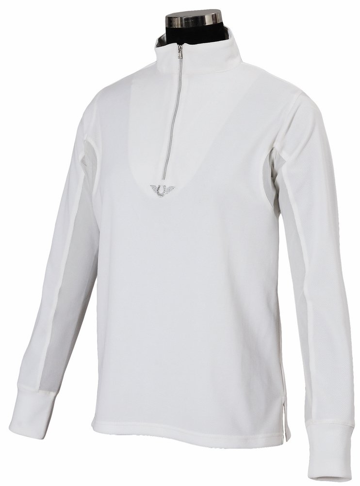 Women's Ventilated Technical Long Sleeve Sport Shirt with Mesh