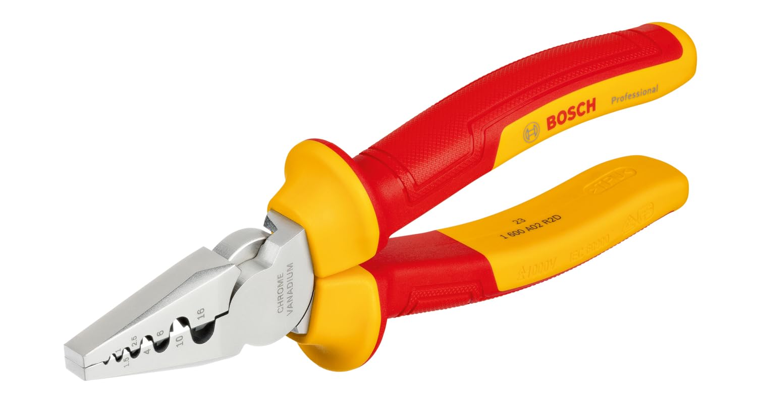 Bosch Professional VDE Sıkma Pensesi 180mm (1x Sıkma Pensesi 180mm)