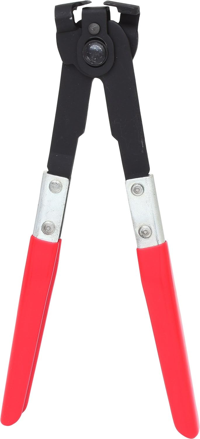 KS Tools 115.1050 - Tenazas de apriete con sujetador, niquelado (tamaño: 260 mm)