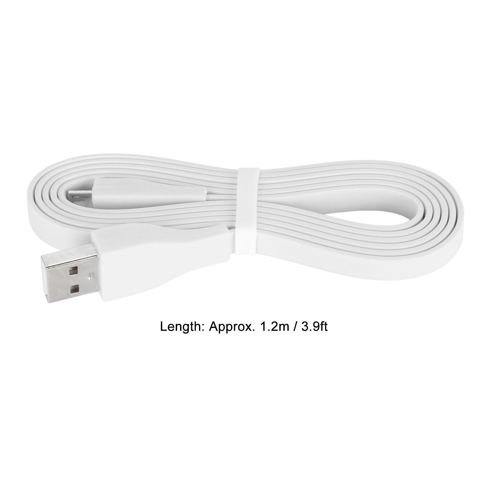 Kabel do ładowania USB Kompatybilny z UE, Boom, Megaboom, Mega Boom 3,9 Stopy, USB A do Micro USB, do ładowania Głośników (WHITE)