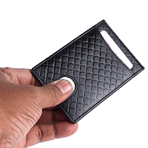 Image of Brooklyn Bridge Genuine Leather Money Clip Wallet for Men - Premium Slim RFID Protected Wallet with Cash Clip & Multiple Card Slots, Smart Front Pocket Design, Stylish Gift for Men