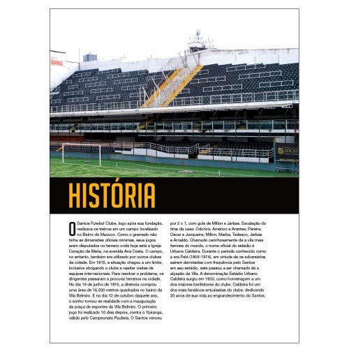 Livro Maquete 3D Estádio Vila Belmiro 54#