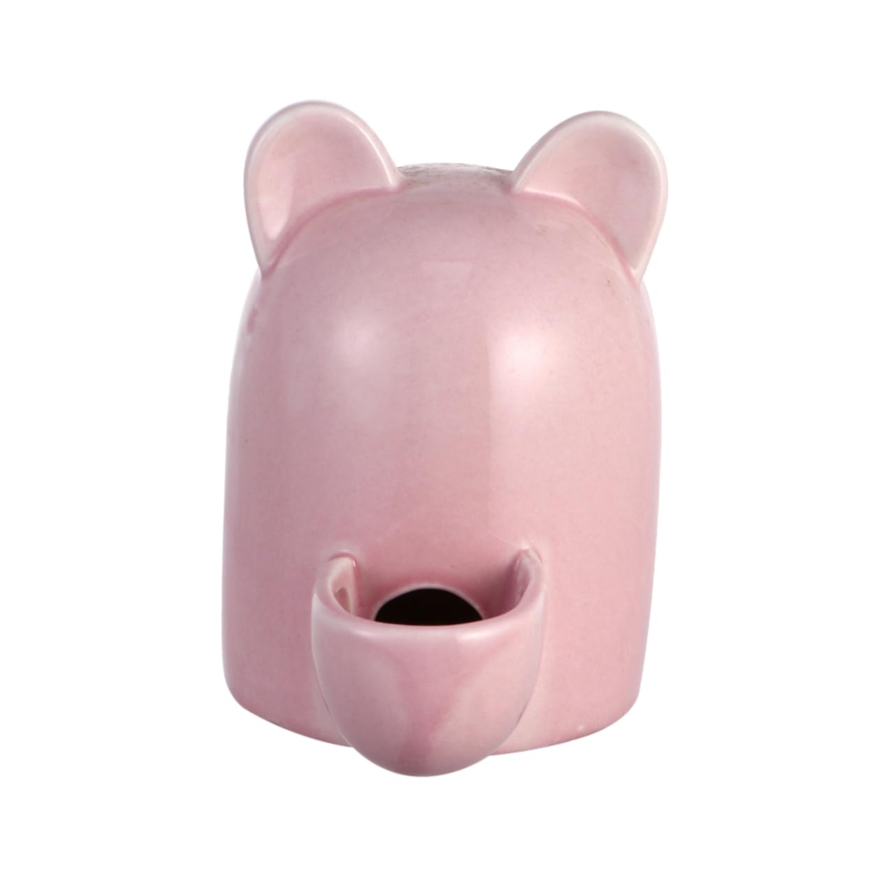 SUPVOX Ears Pet Automatic Feeder Ceramic Water Dispenser Bowl for Small Rabbits Hamsters Cats Self Dispensing Pet Supplies Red