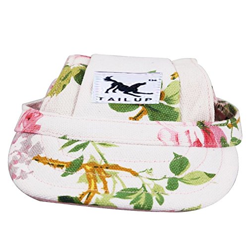 Harikaji Dog Hat,Dog Sunscreen Hat Baseball Cap Outdoor Sports Hat With Ear Holes Chin Strap Adjustable Hat For Small And Medium Dog Large Dogs（M,Flower #TOP4
