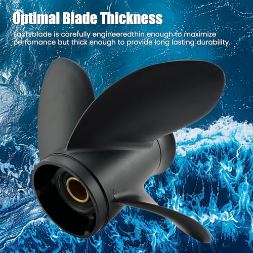 Image of Aluminum Boat Propeller fit Johnson Evinrude (10 1 /2x16(4Blade))
