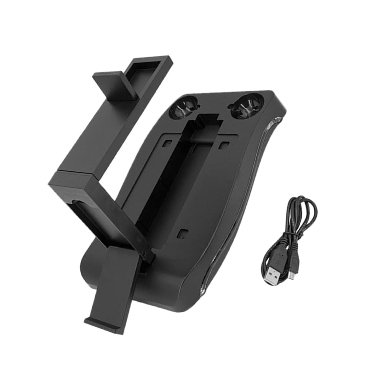 UPKOCH Estación de Carga Vertical para Controlador VR, Soporte de Almacenamiento Abs Negro, Ahorra Espacio, Adecuado para Consola de Juegos y Escritorio Gaming
