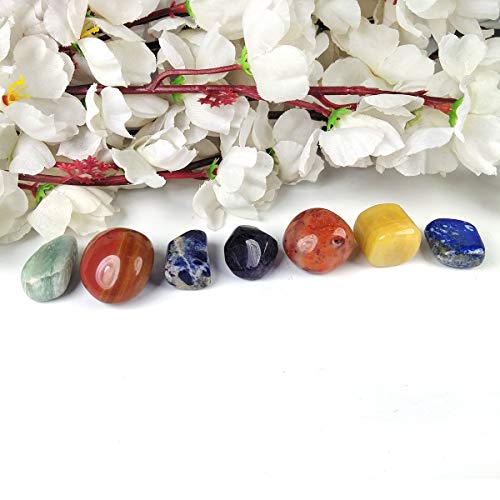 Image of Reiki Crystal Products Certified Natural Crystal Tumble Stone Kit | Multiple Crystal Stone Sets for Meditation, Reiki, Chakra & Spiritual Practices