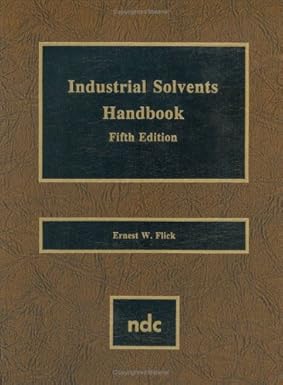 Industrial Solvents Handbook, 5th Ed. book cover