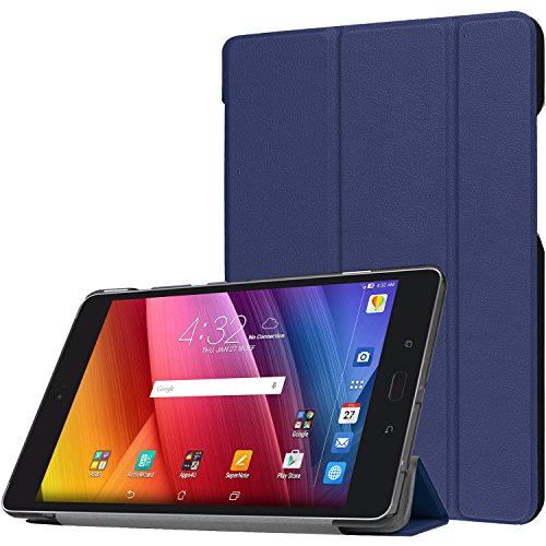 ProCase Verizon ASUS ZenPad Z8s Case, Slim Stand Hard Shell Case Smart Cover for Asus Zenpad Z8s ZT582KL ASUS-P00J 4G LTE Tablet (2017 Released) -Navy