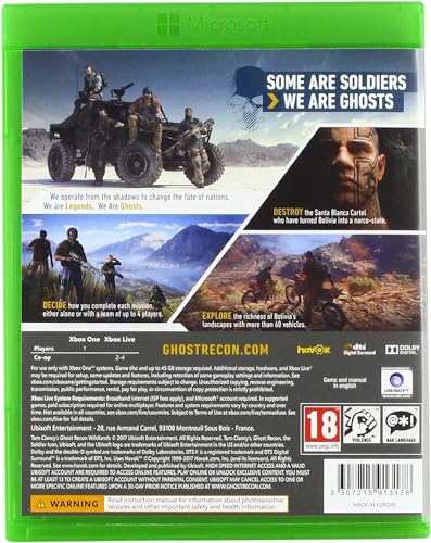 Ghost Recon Wildlands Xbox One Ubisoft Jeu de Tir de Base - 3