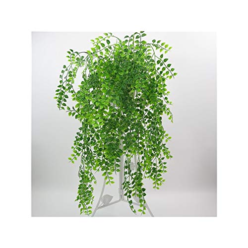 Fyearfly Decoración de pared de vid artificial, guirnalda de follaje de plástico con 3 ramas para decoración de interiores y cocinas