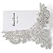 QueenDream Crystal Applique Rhinestone Applique Wedding Applique Beaded Crystal Patch DIY Wedding sash, Headband, Headpiece