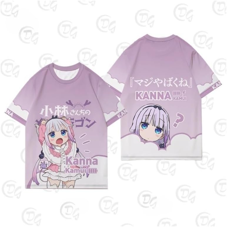 Amazon.co.jp: [SUYGHUSE] 小林さんちのメイドラゴン Tシャツ 痛服