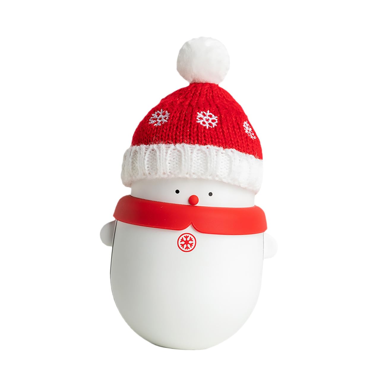 Supvox Wiederaufladbarer USB-handwärmer mit Schneemann-Design als Powerbank und Mobilem Ladegerät für Vielfältige Gerätekompatibilität und Bequeme Wärme im Winter