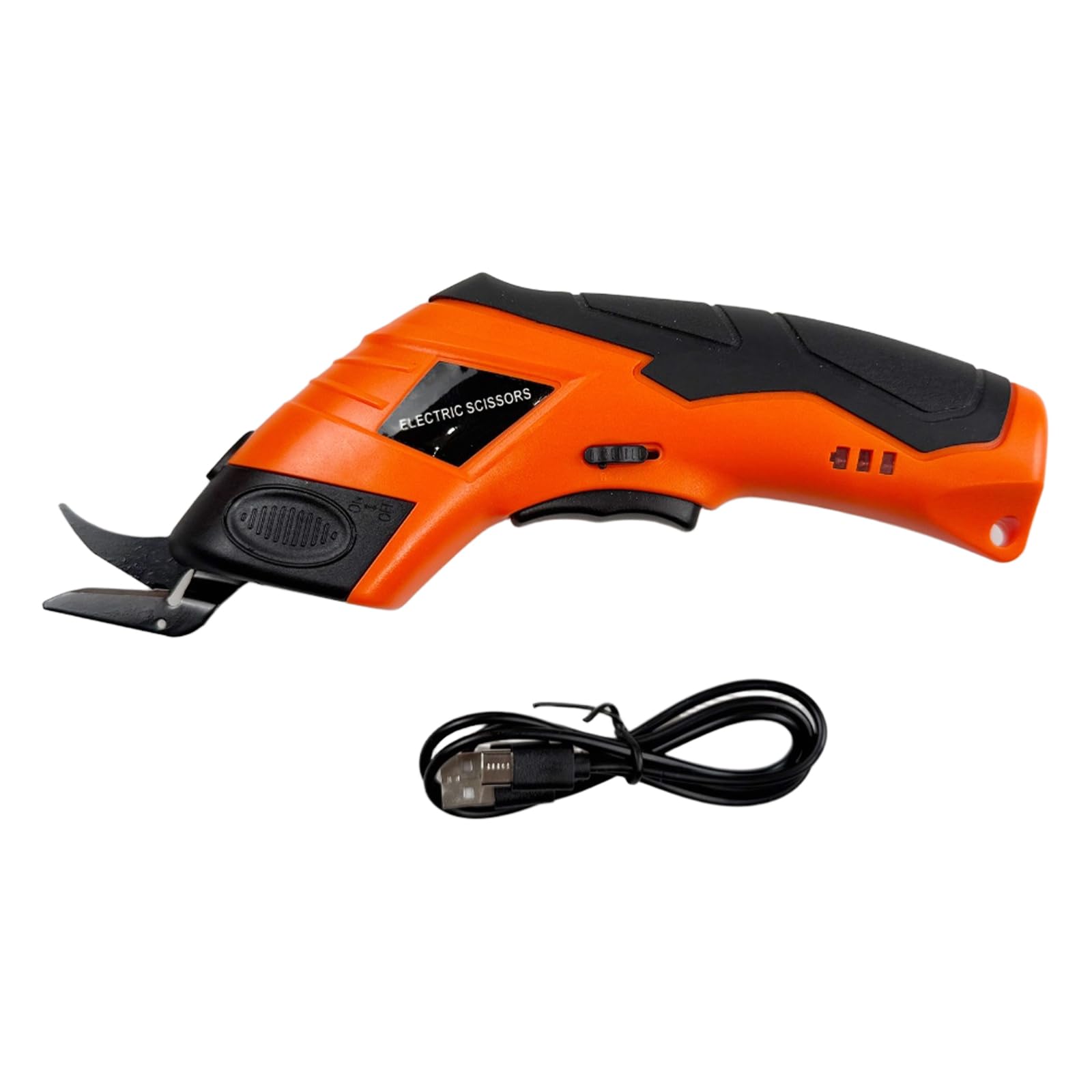 Cordless Electric Scissors, Rechargeable Portable Cardboard Cutter with Safety Closure