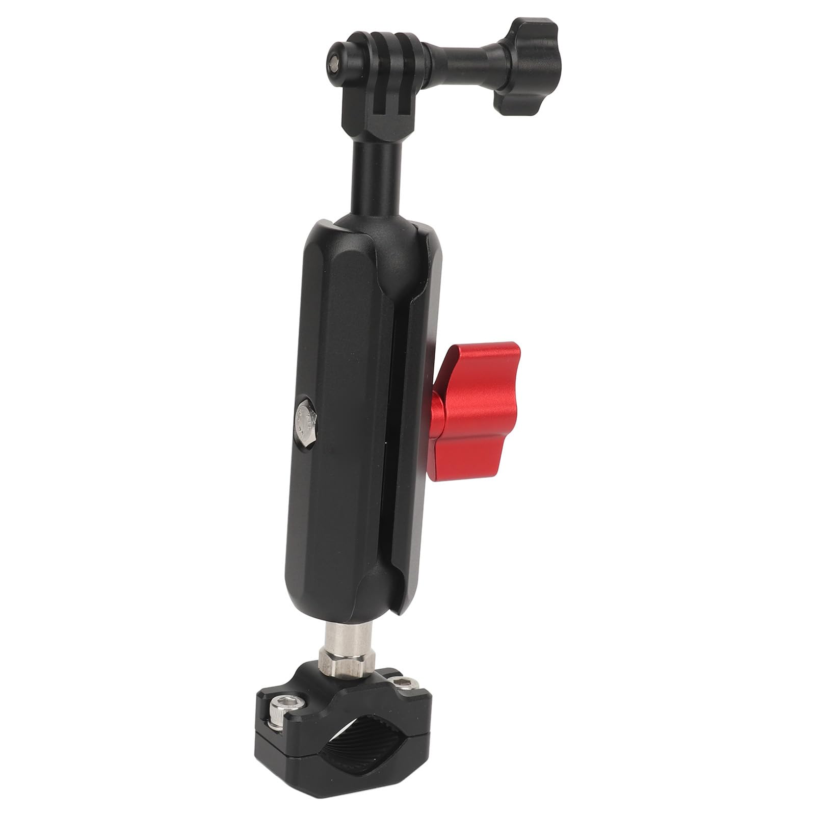 Soporte para cámara de bicicleta y motocicleta, soporte de montaje en manillar, accesorios multifuncionales para cámaras de acción con rotación de 360 ​​grados (Tamaño mediano 1,57 x 9,06 pulgadas.)