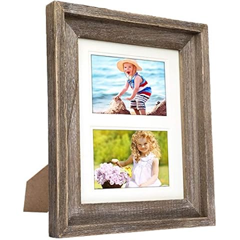 Excello Global Products Rustic Barnwood 8x10 Picture Frame Set Cover