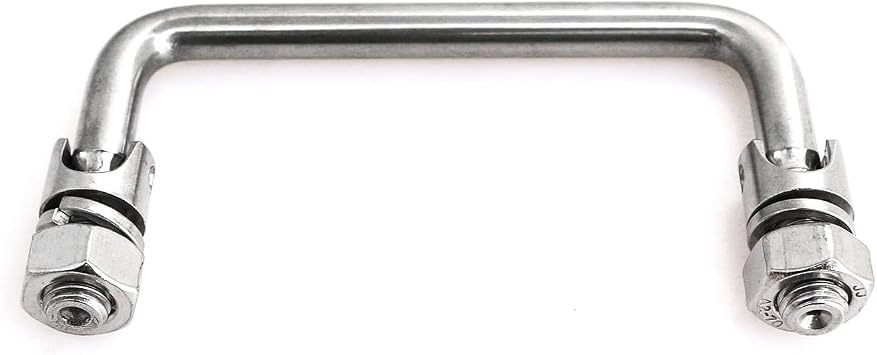 Pull Handle heyous Stainless Steel Folding Pull Handle U-Shape Folding Toolbox Suitcases Equipment Distribution Box Cabinet Knob Hardware