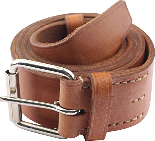 Epic Militaria Replica WW2 Russian Cavalry Leather Belt - Light Brown (80 cm)