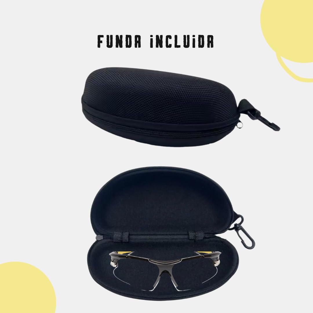 J LMS Gafas padel gafas proteccion padel con lentes protectoras transparentes gafas de seguridad deportiva pádel