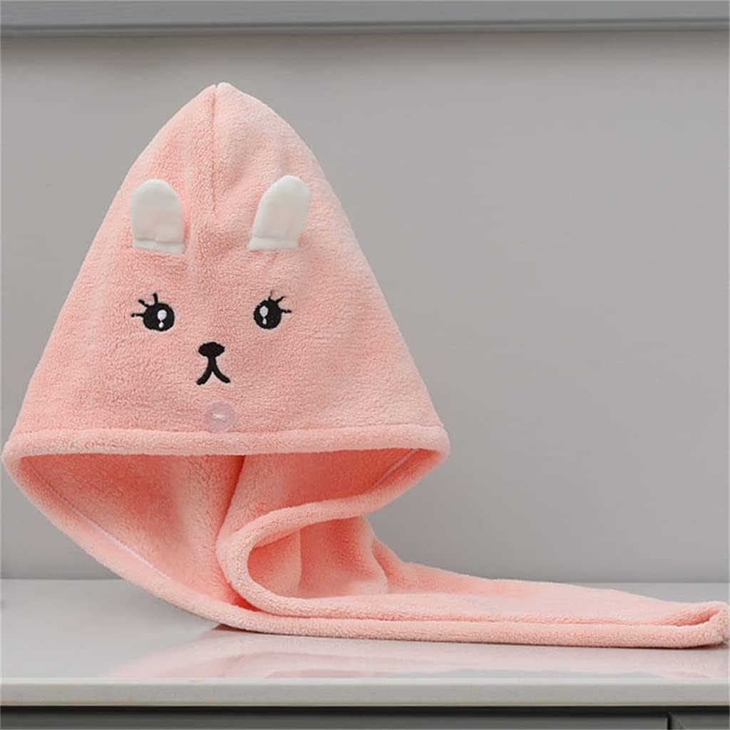 Hair Drying Cap Strong Absorbent Cartoon Quick Dry Wipe Towel Thicken Headscarf