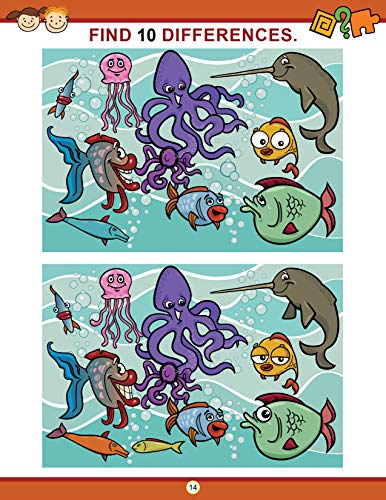 Image of My Activity - Find the Difference Activity Book | Puzzle and Brain Game Workbook for Kids Ages 2-5 | Spot the Difference, Visual Skills, Focus and Fun