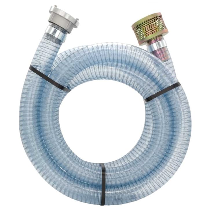 FLEXTUBE FT-S STORZ C + SAUGKORB - Ansaugschlauch 50mm (2 Zoll) + Storz C Kupplung + Saugkorb, Länge 3m, Saugschlauch, Pumpenschlauch, Wasserschlauch, Schmutzwasserschlauch