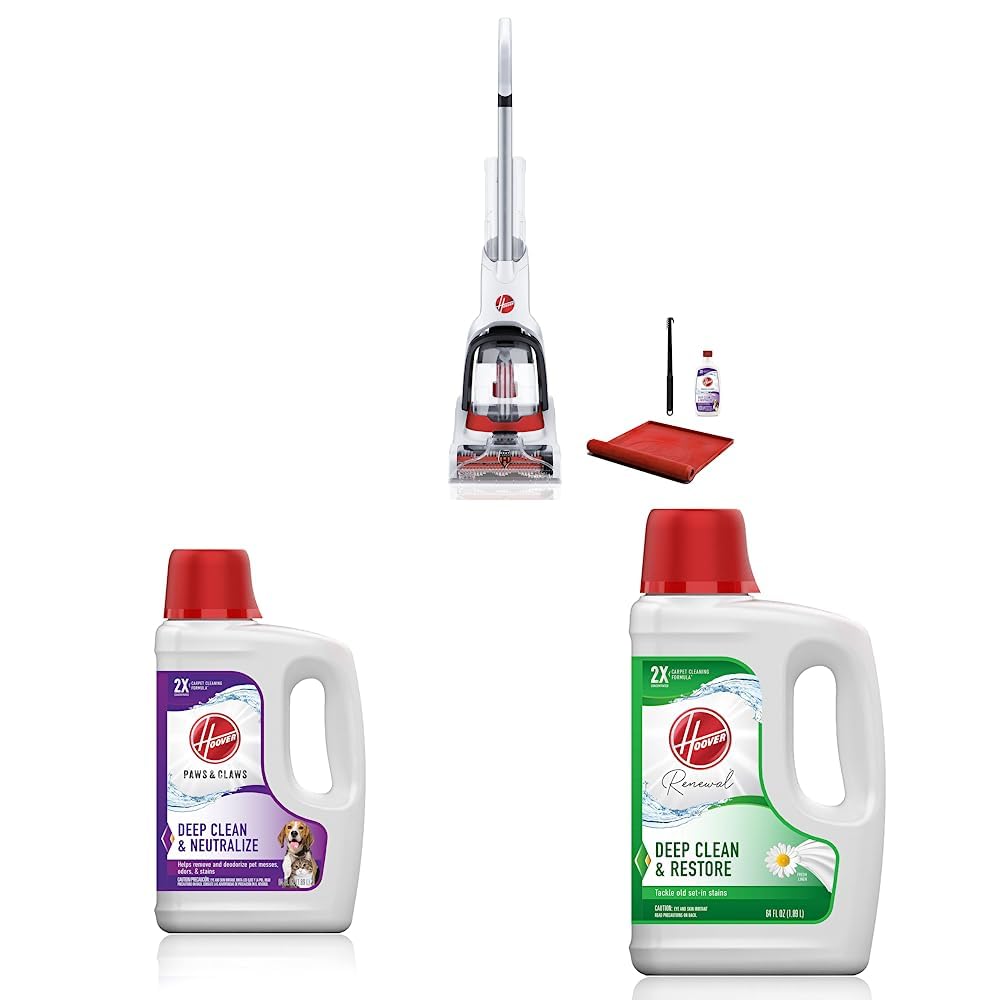 Hoover PowerDash Pet+ Compact Carpet Cleaner & Paws & Claws Deep