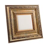 Zerodeko Cornice portagioie vintage - Porta anelli in oro - Organizzatore per collane barocche - Espositore per gioielli per cerimonie nuziali
