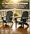 CLOUDEEP Folding Adirondack Chair, HDPE Plastic Black Adirondack Chairs Weather Resistant, Oversized Outdoor Fire Pit Chairs with Cup Holder and Umbrella Hole for Patio Garden, Lawn and Poolside