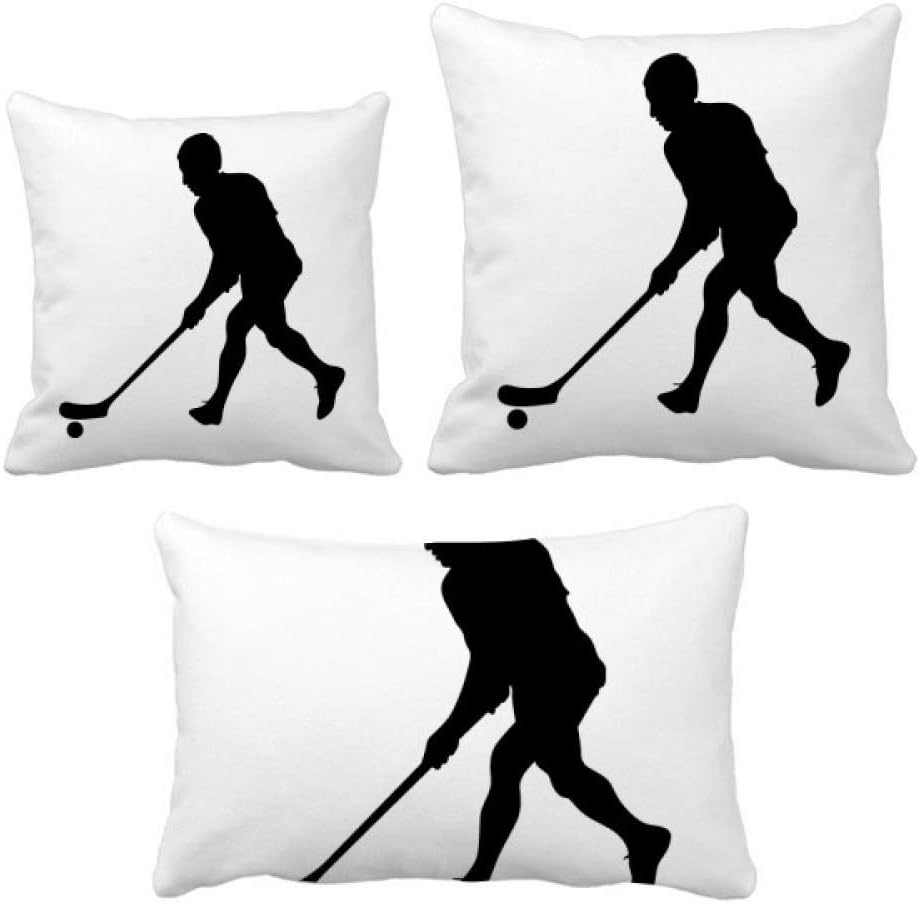 ホッケー体育スポーツ走行 インサートのクッション・カバー/装飾贈り物がセットした家のソファ、枕を放り投げます