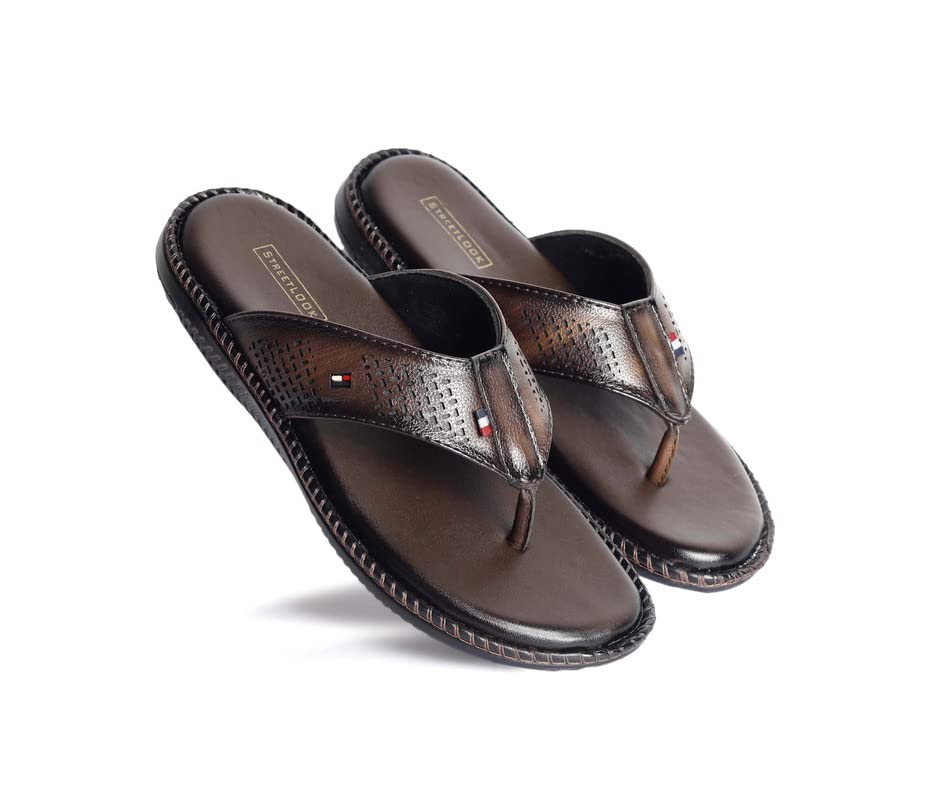 GULLAN EXTRA SOFT Care Orthopedic Diabetic Comfortable Dr Sole Footwear Daily Use Casual Home Wear Stylish Latest Cushioned One Toe Ring Thump Chappal-Sandals-Slippers for Mens-Gents-Boys (brown=) (B0CD45W323) Amazon Price History, Amazon Price Tracker