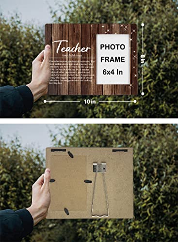 Fondcanyon Inspirational Quote Teacher Definition Picture Photo Frame,Teacher Appreciation Gifts For Women Men,Back To School Retirement Birthday Thank You Gifts For Teachers (4X6 Inch Photo) #TOP3
