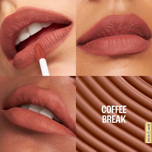 Image of Lakme 9to5 Hya Matte Lip Liquid + Hyaluronic Acid Coffee Break 5.3ml