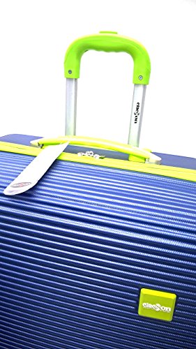 Set 3 Trolley ABS Rigido Clacson 4 ruote