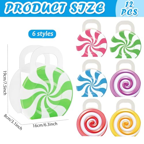 12Pcs Candyland Party Favor Boxes