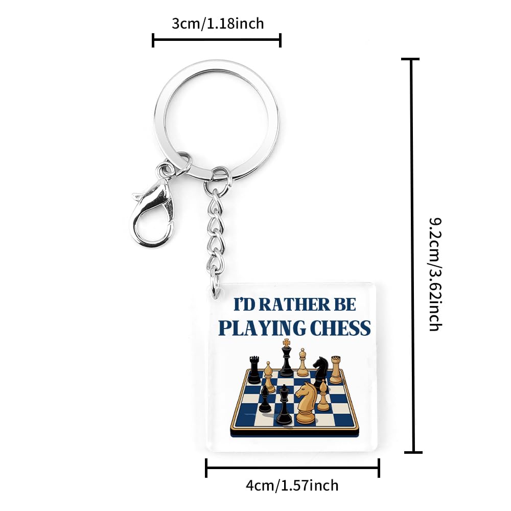 Hobby Gifts Acrylic Keychain, Graduation Inspirational Gifts Chess Skiing Karate Climbing