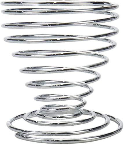 Miniatura 4 de 4 soportes para tazas de huevos de alambre de resorte, soporte para huevos hervidos, bandeja de huevos de alambre de resorte para cocina, plata,